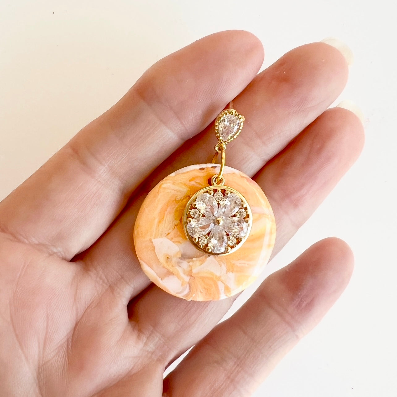 Rhonda~Polymer Clay Resin/Bling