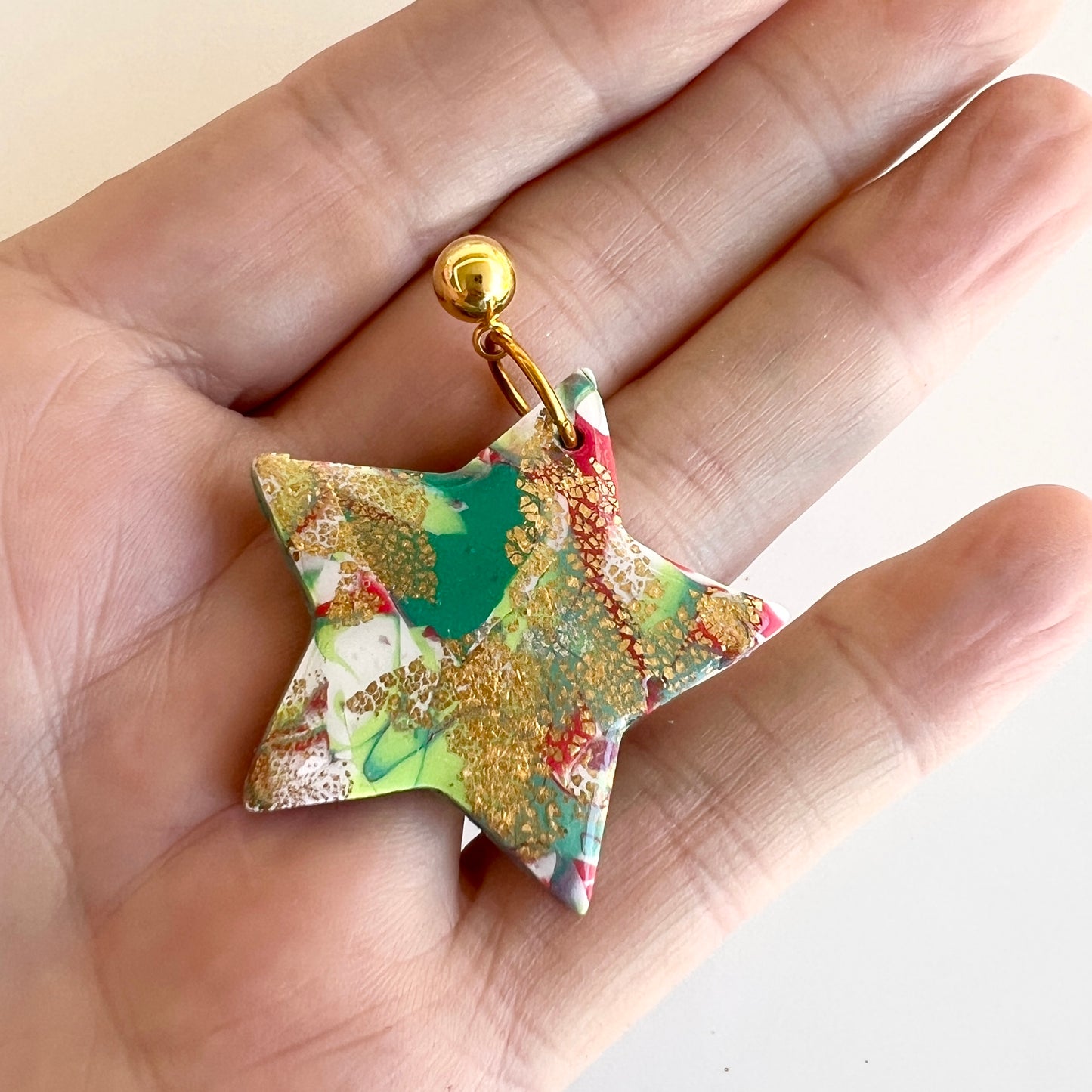 Christmas Star~Polymer Clay/Resin
