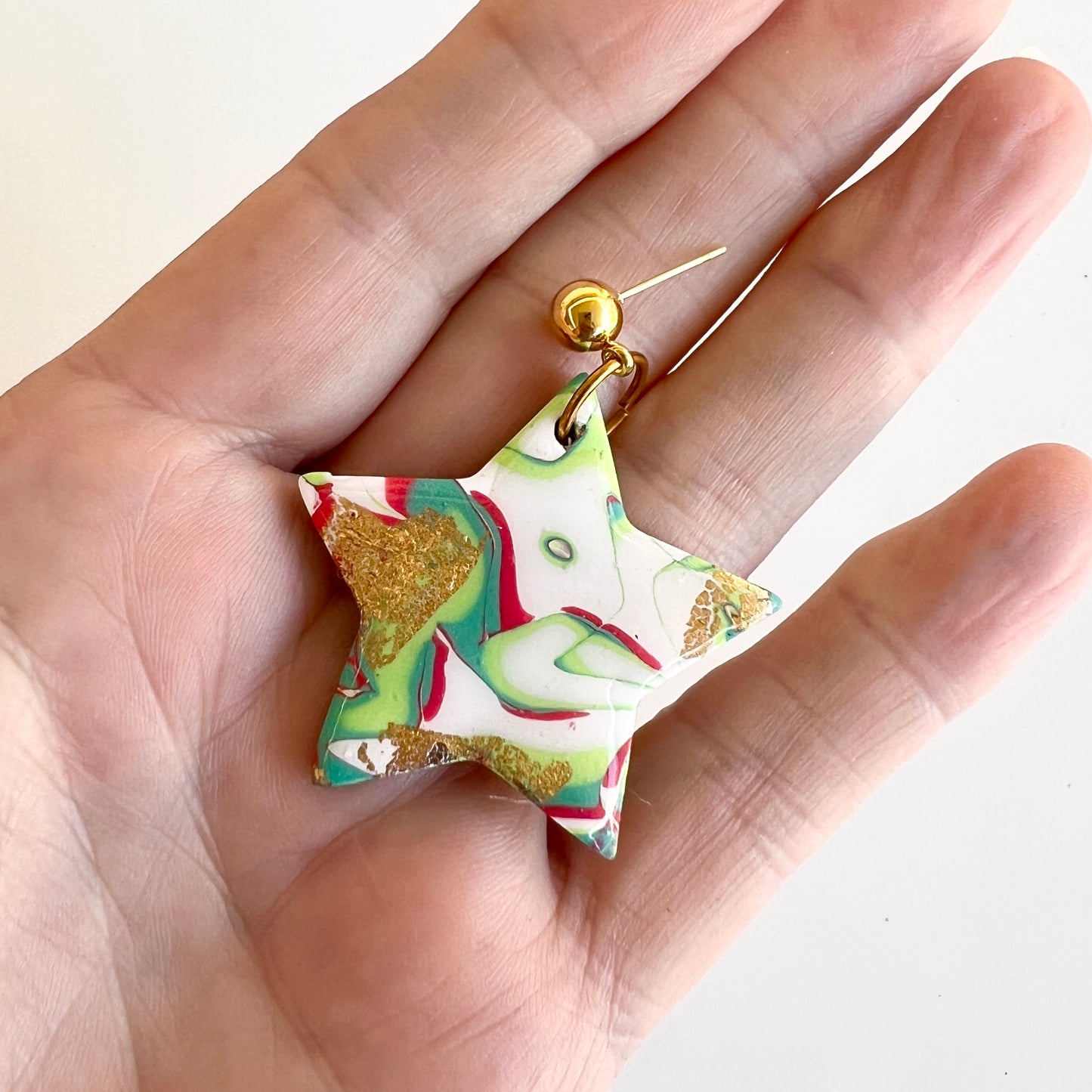 Christmas Star~Polymer Clay/Resin