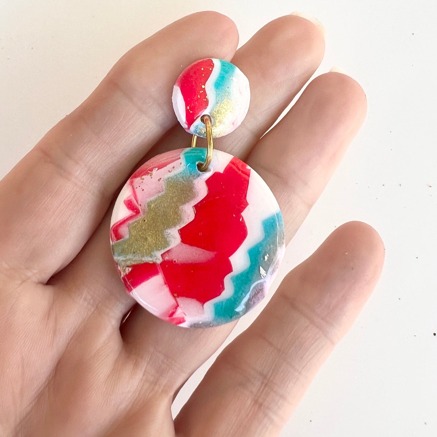 Christmas Dangles~Polymer Clay/Resin
