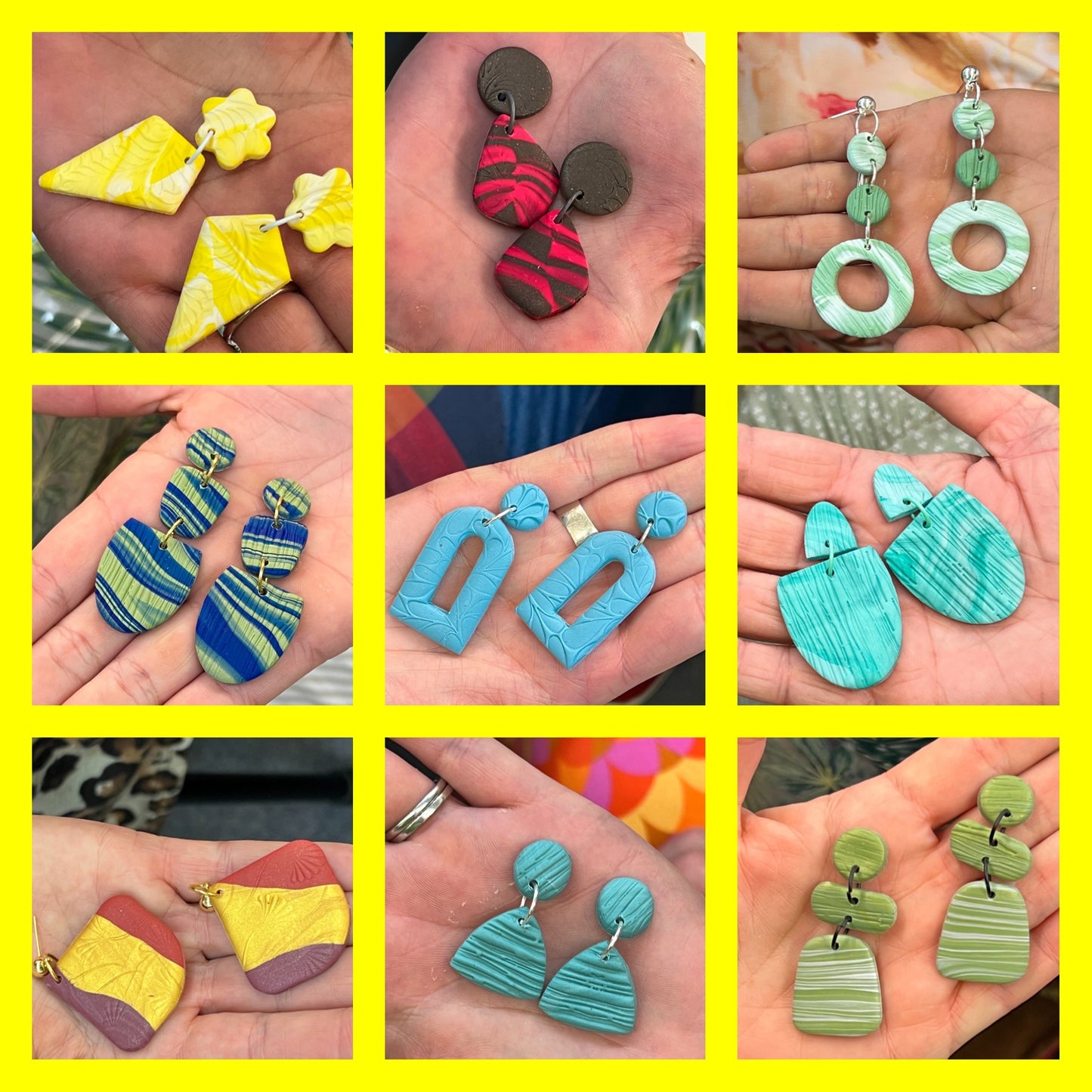2/8/25~Polymer Clay Earring Workshop~Sandgate