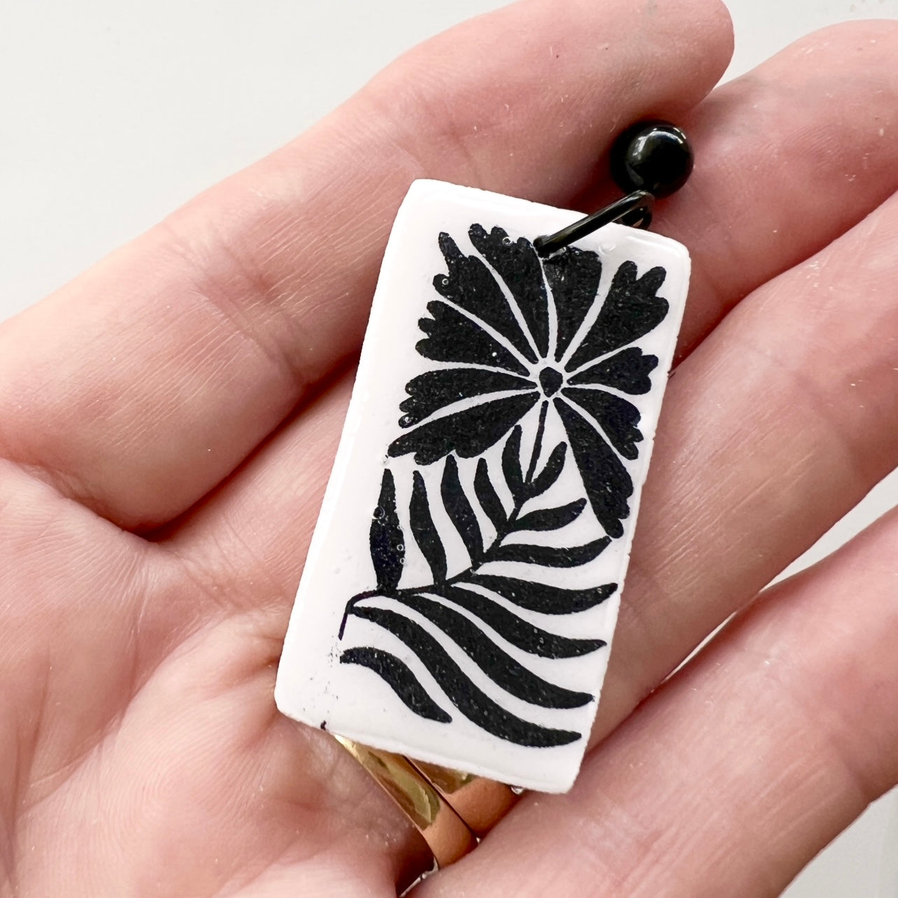 Anais~Polymer Clay Earrings/Resin