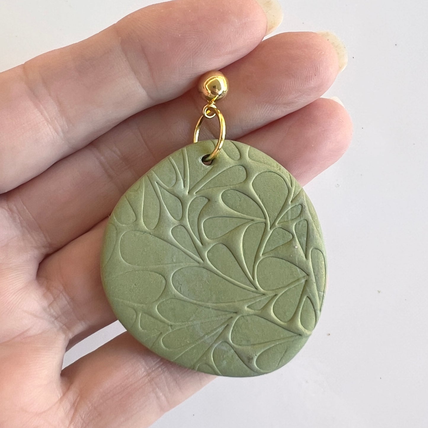 Karen~Polymer Clay Dangles