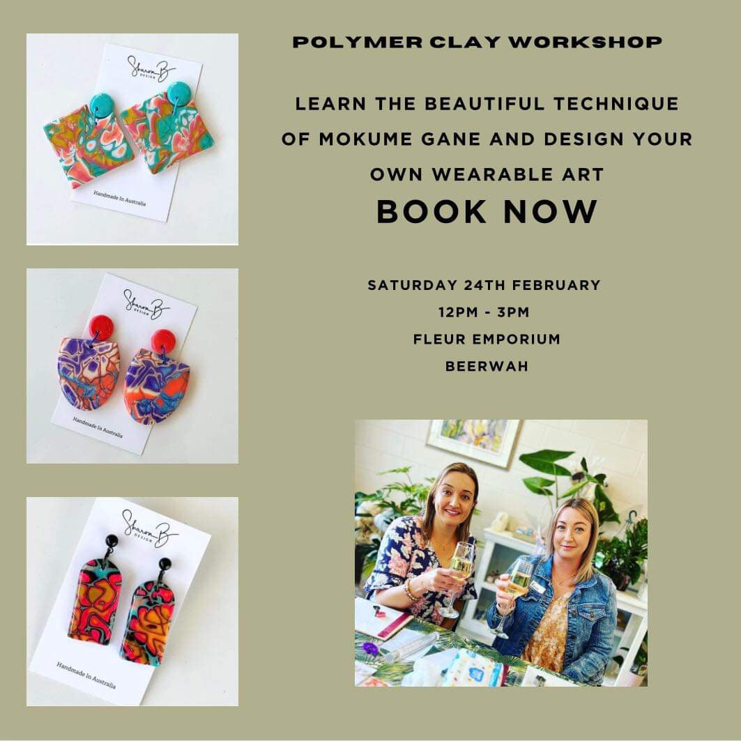 Polymer Clay Earring Workshop