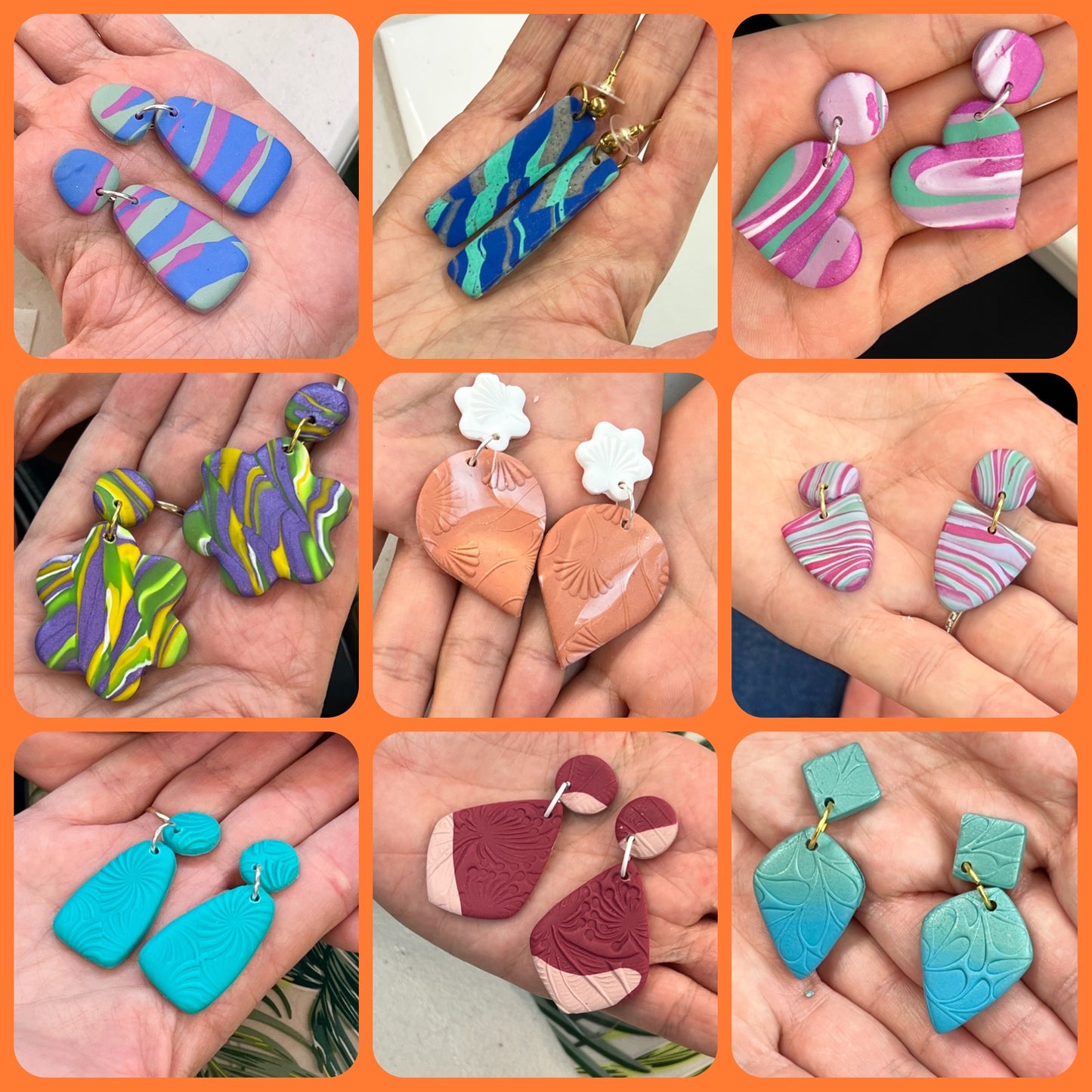 14th September 2024 ~ Polymer Clay Earring Workshop ~ Basics