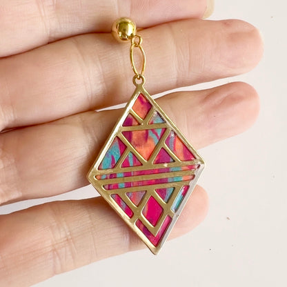 Rita~Polymer Clay ~Bezel ~Resin