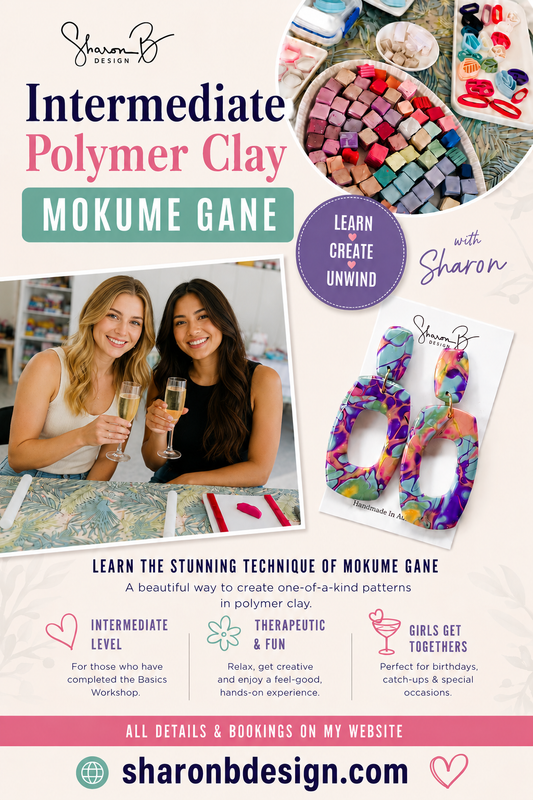 13.6.26~Polymer Clay Earring Workshop ~Intermediate