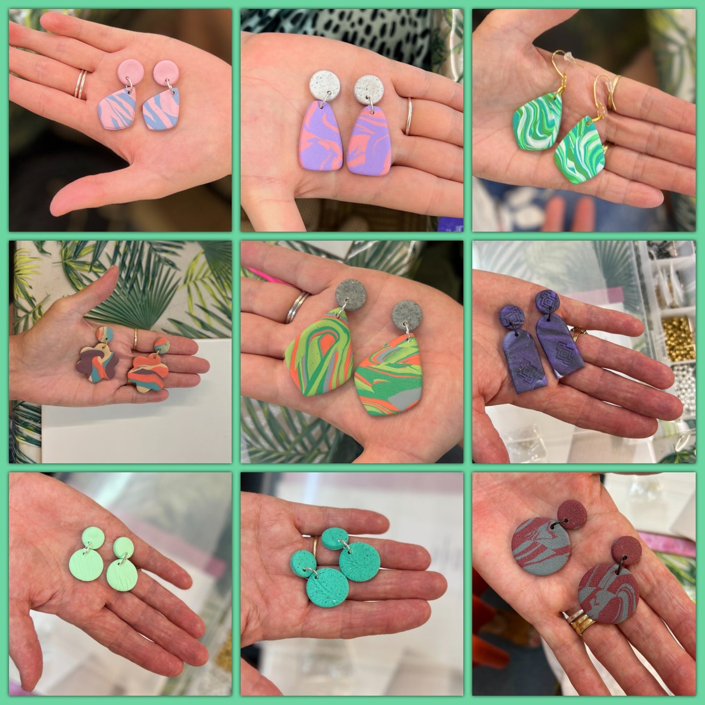 14th September 2024 ~ Polymer Clay Earring Workshop ~ Basics