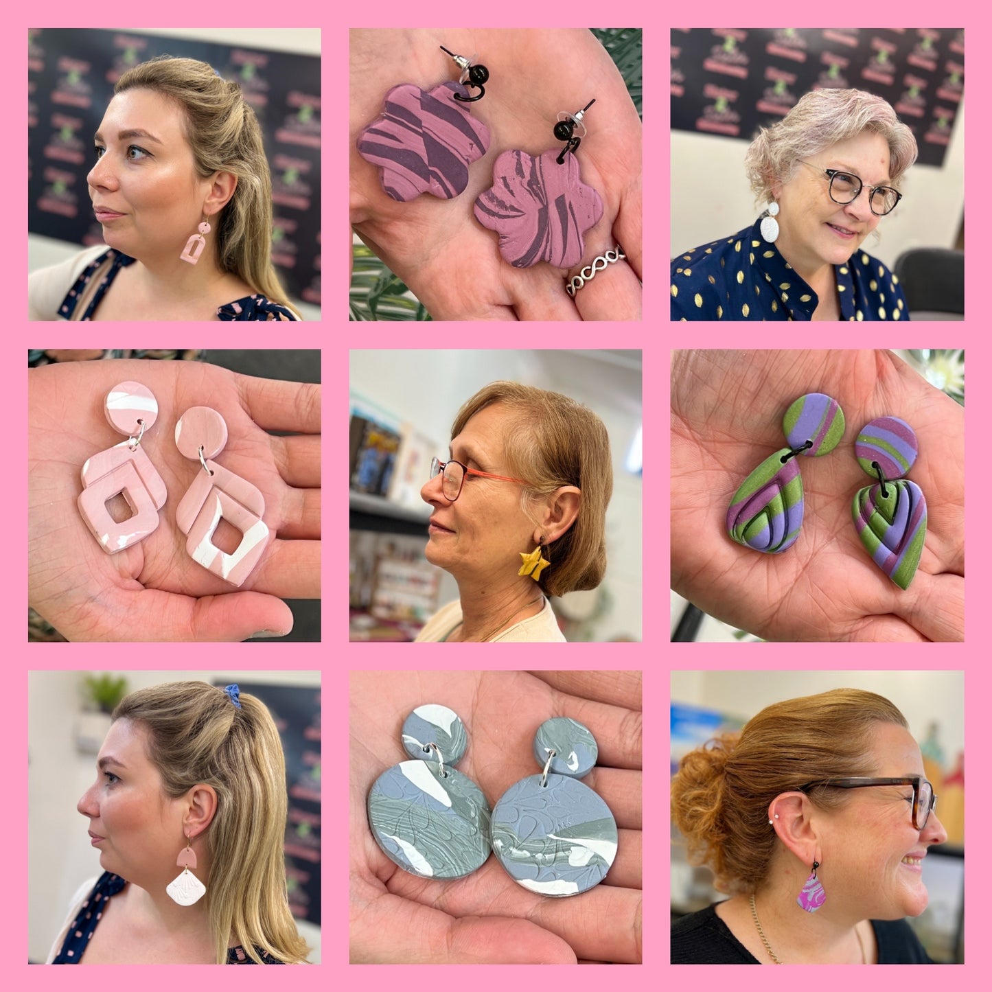 16.3.24 ~ Polymer Clay Earring Workshop ~North Lakes