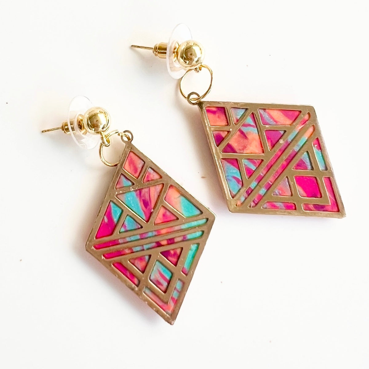 Rita~Polymer Clay ~Bezel ~Resin