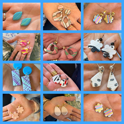 16.3.24 ~ Polymer Clay Earring Workshop ~North Lakes