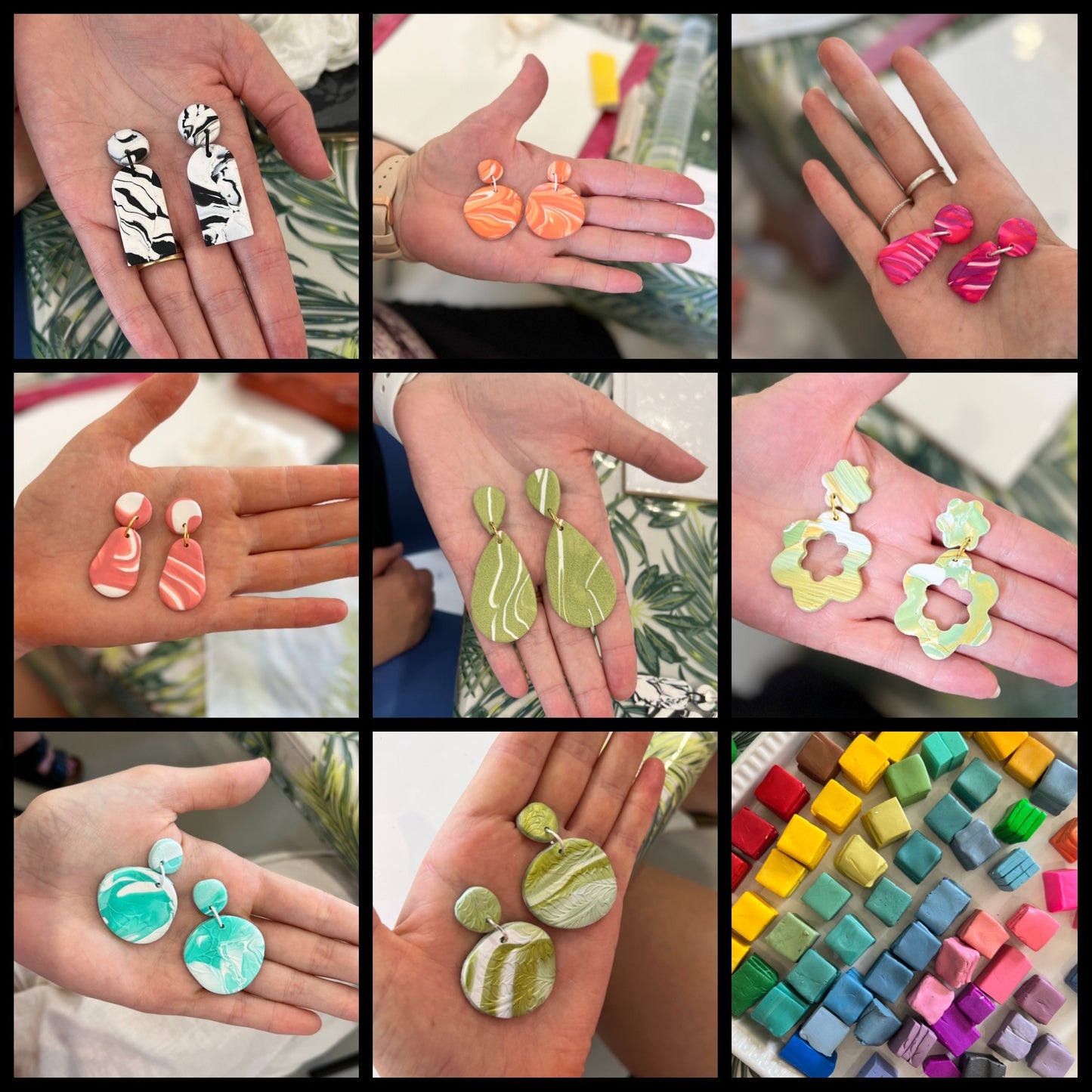 9.3.24 ~ Polymer Clay Earring Workshop ~ Beachmere