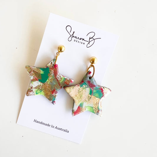 Christmas Star~Polymer Clay/Resin