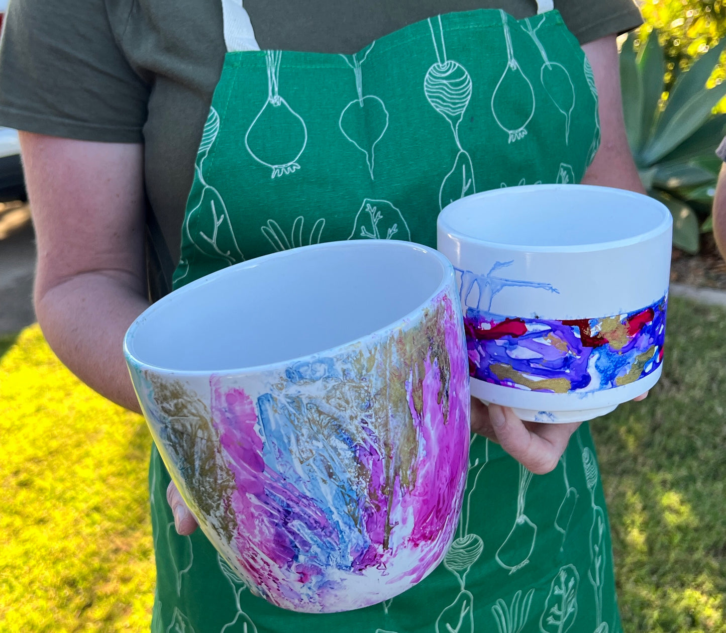 21.9.24 ~ ALCOHOL INK POT DECORATING WORKSHOP 2~5pm