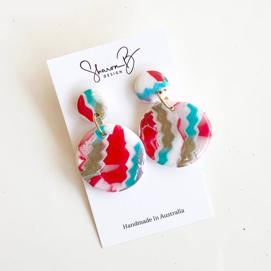 Christmas Dangles~Polymer Clay/Resin
