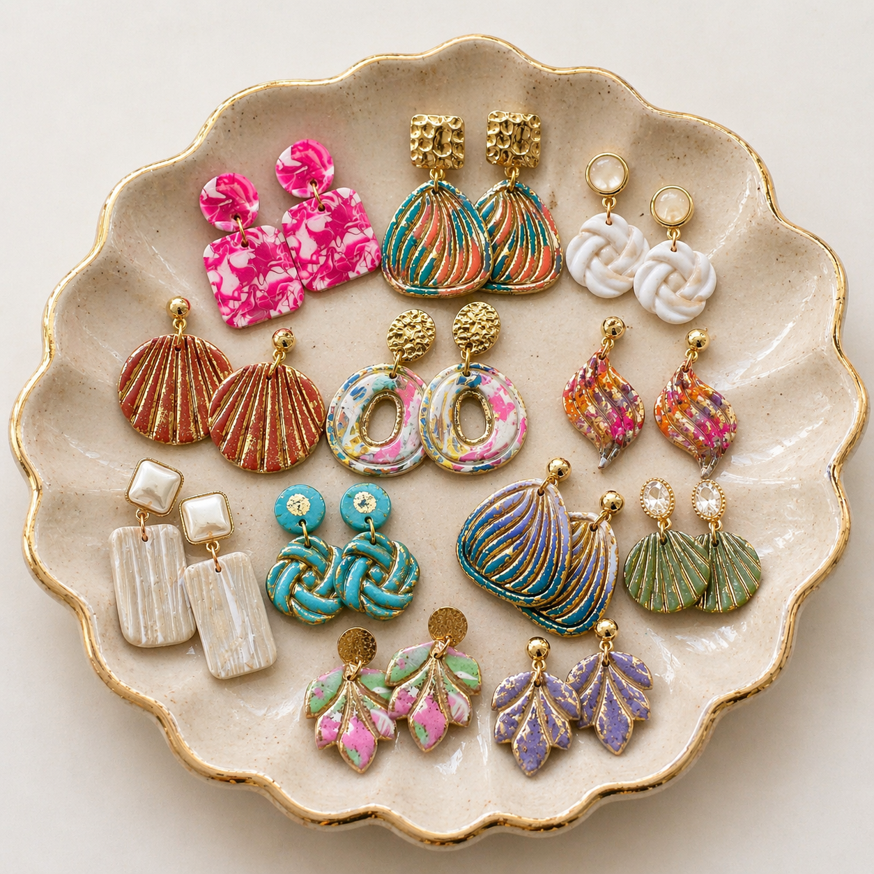 23.5.26~Polymer Clay Earring Workshop ~Basics