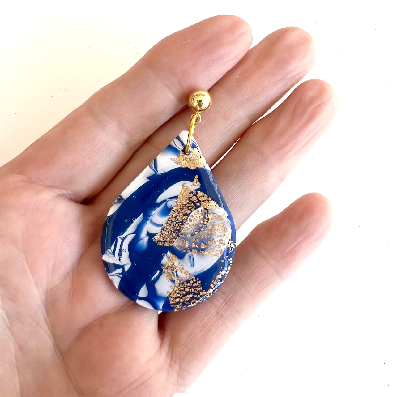 Teardrop~Polymer Clay/Resin