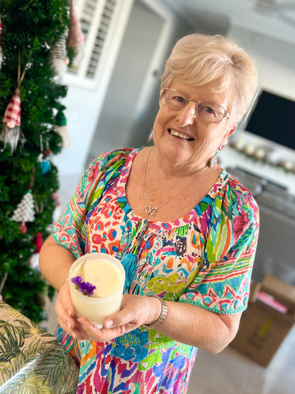 C-2.5.26~NATURAL SOY CANDLE MAKING WORKSHOP~BEACHMERE ~ 1pm-4pm