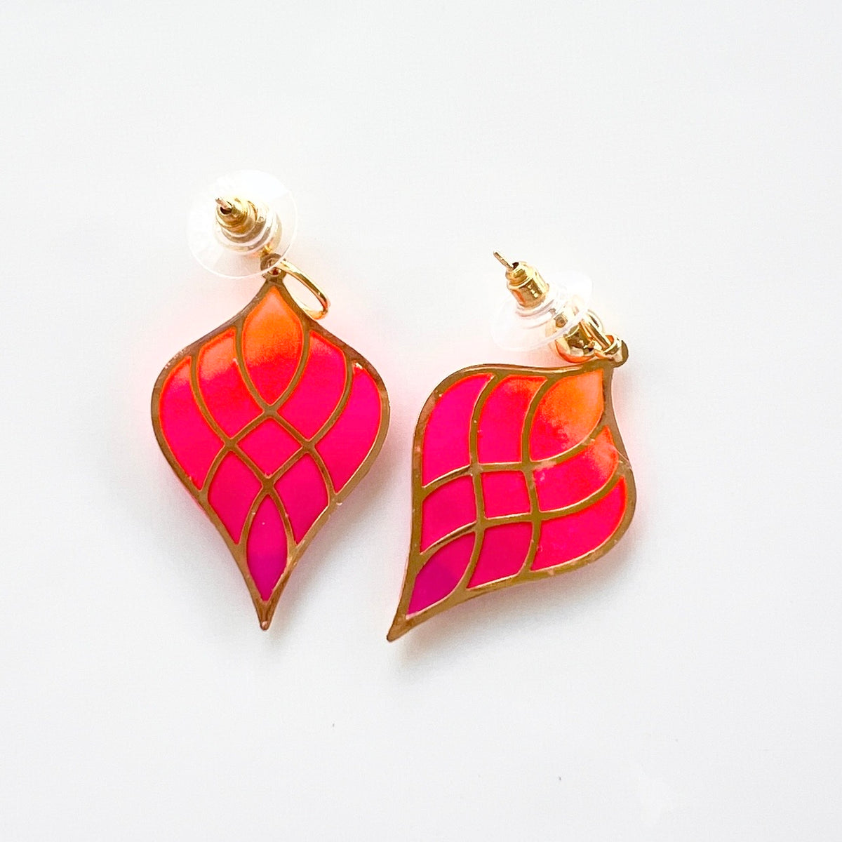 Adeline~Gold Plated Bezel~Polymer Clay/Resin