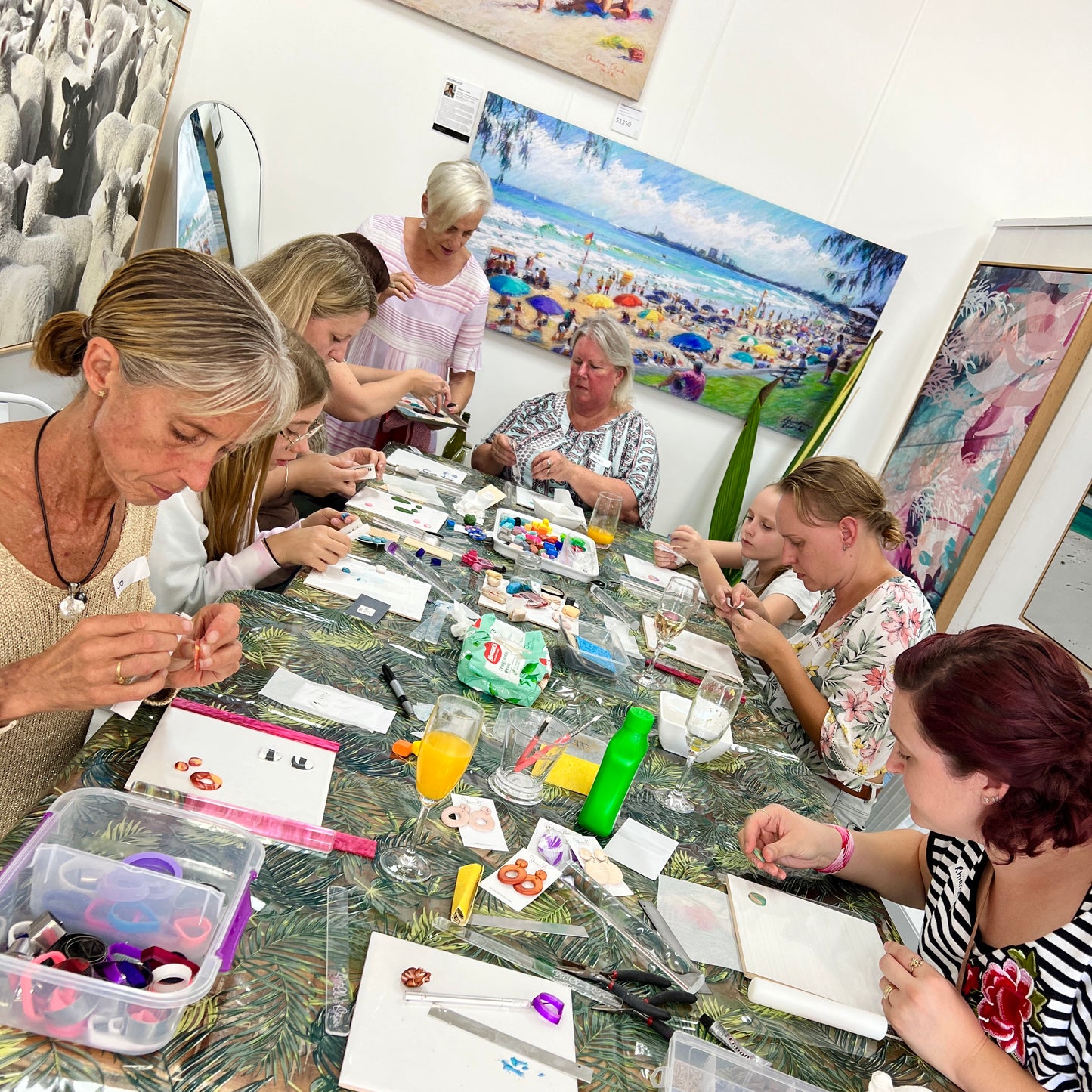 21.3.26~Polymer Clay Earring Workshop~Basics~ Ningi