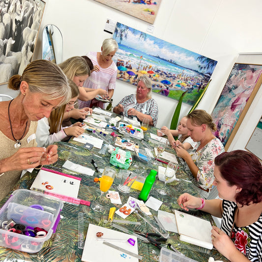 21.3.26~Polymer Clay Earring Workshop~Basics~ Ningi