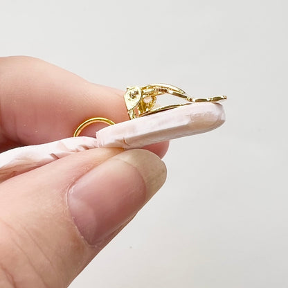 Sienna~Polymer Clay ~ ClipOns