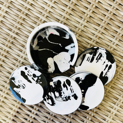 Coaster Set ~ Resin & Ink