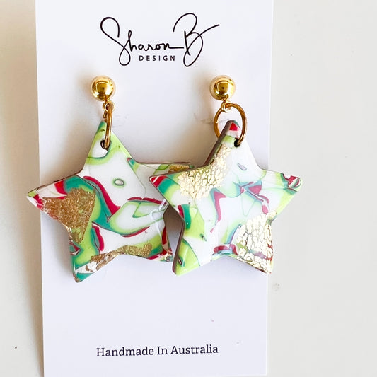 Christmas Star~Polymer Clay/Resin