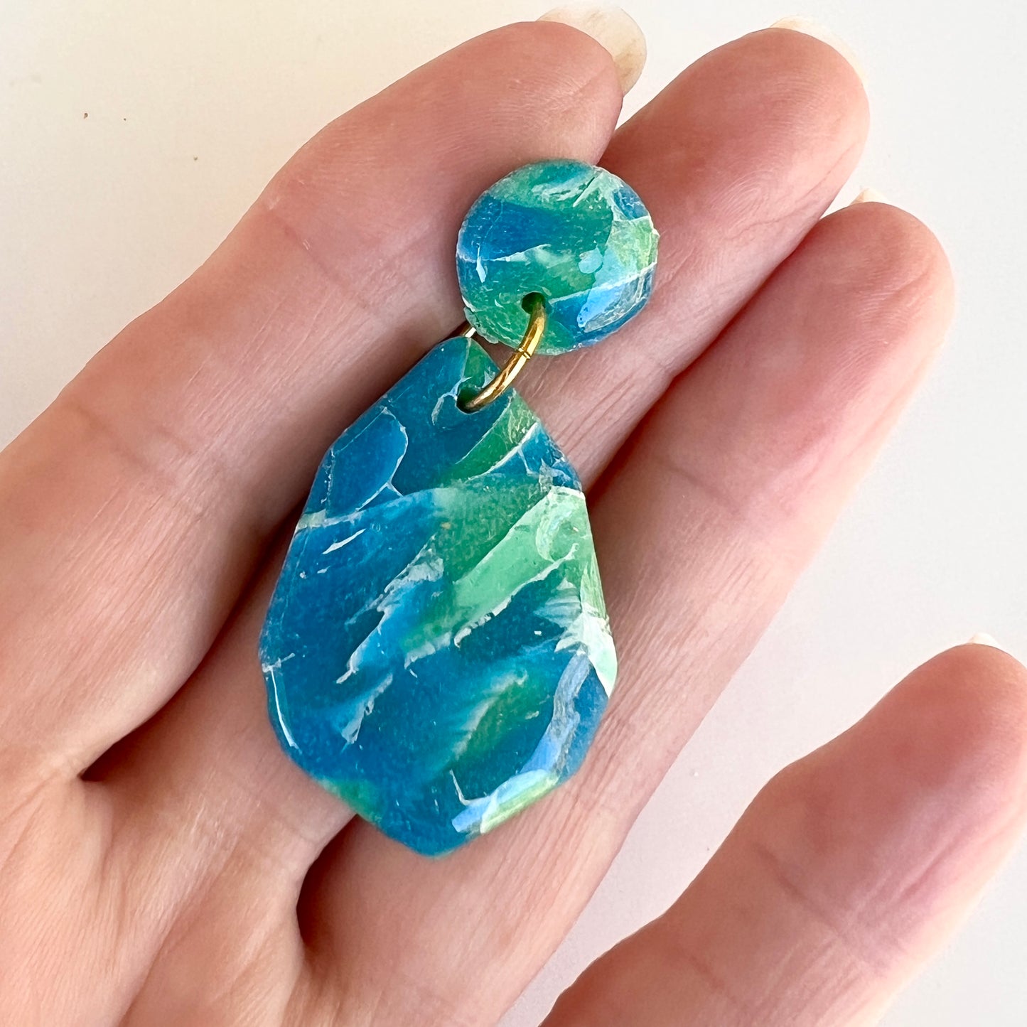 Kristen~Polymer Clay Dangles/Resin