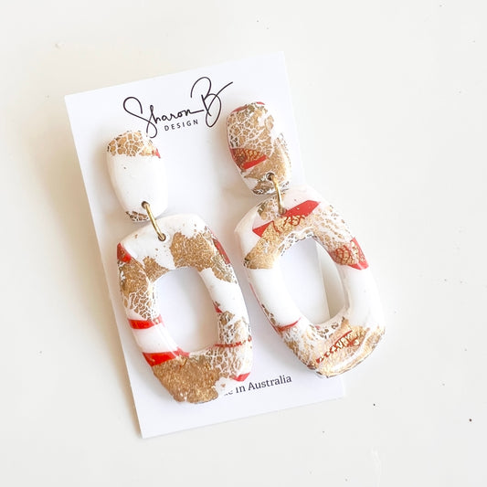 Christmas Dangles ~Polymer Clay/Resin