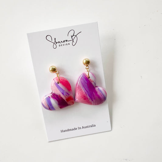 Heart~Polymer Clay~Resin