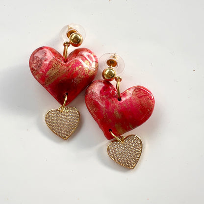 Hearts~Polymer Clay/Resin/Bling