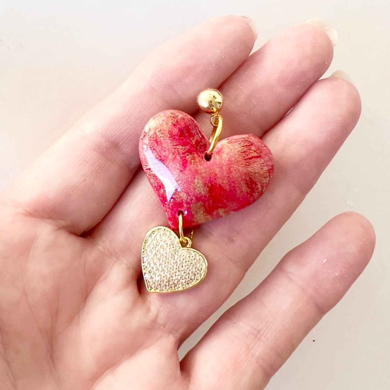 Hearts~Polymer Clay/Resin/Bling