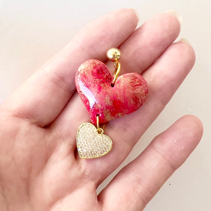 Hearts~Polymer Clay/Resin/Bling