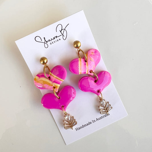 Hearts~Polymer Clay/Resin/Bling