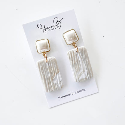Anais~Polymer Clay Earring /Bling