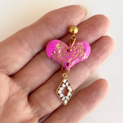 Heart~Polymer Clay/Resin/Bling