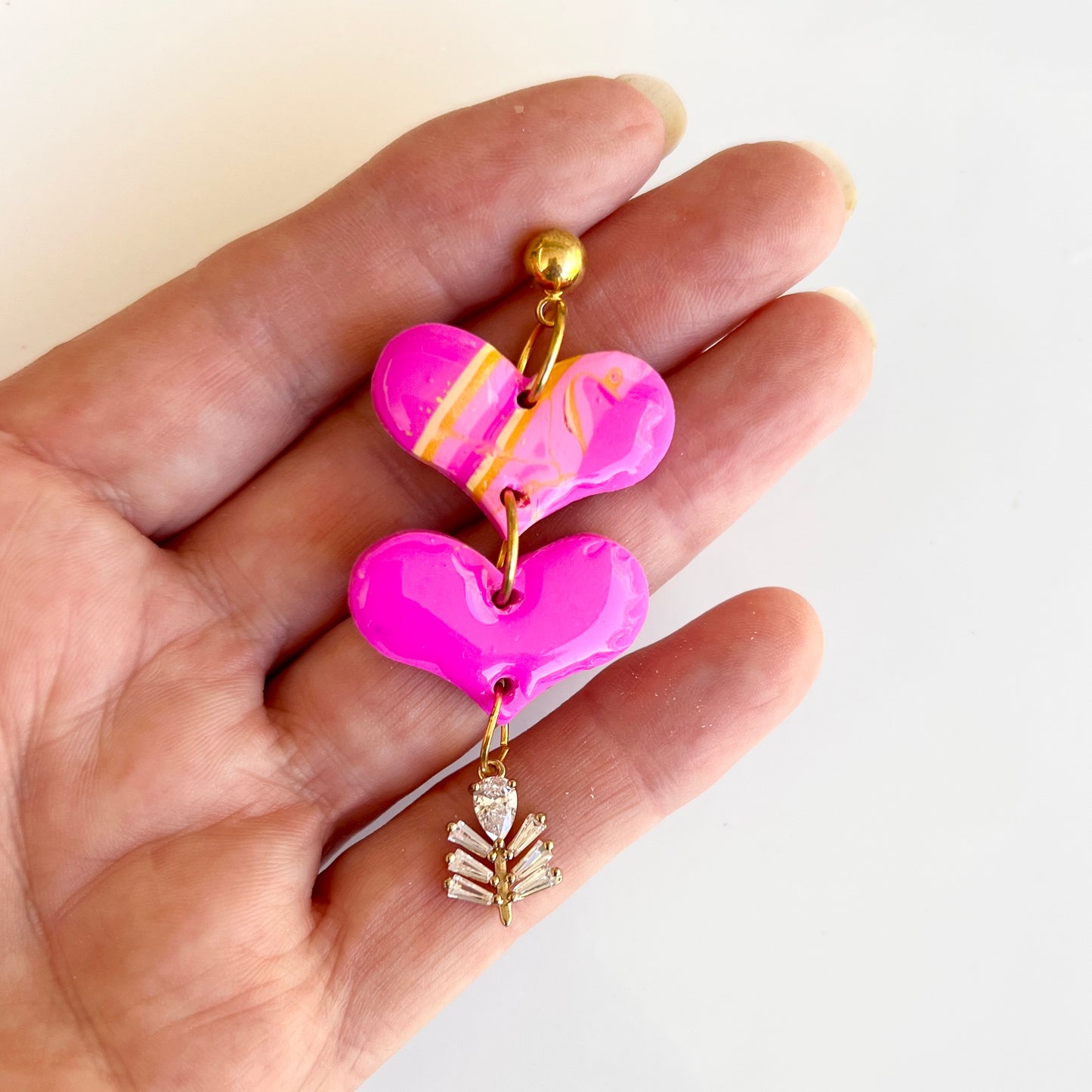 Hearts~Polymer Clay/Resin/Bling