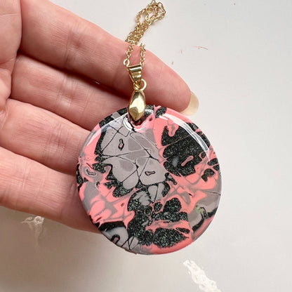 Pendant & Earring Set~Polymer Clay/Resin