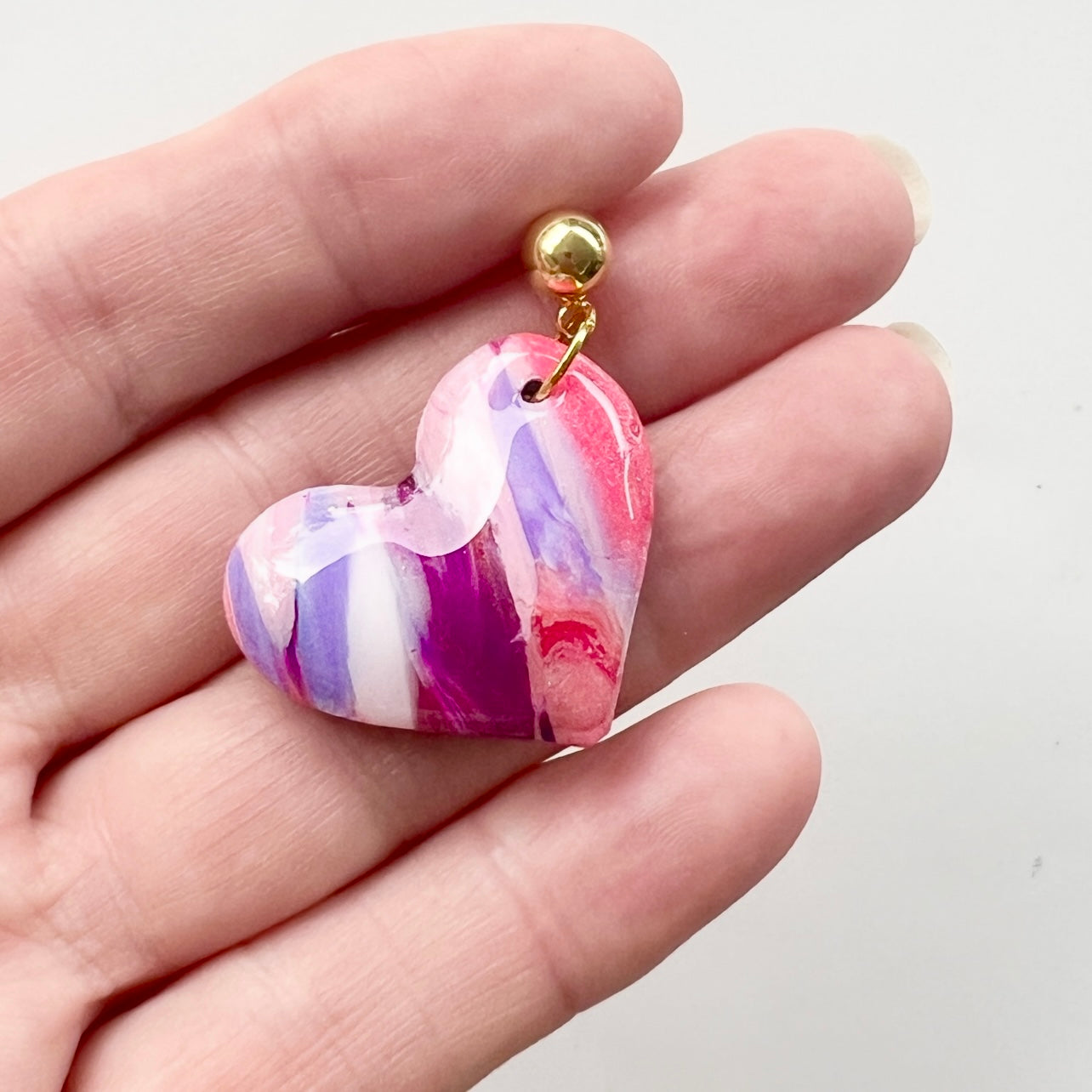 Heart~Polymer Clay~Resin