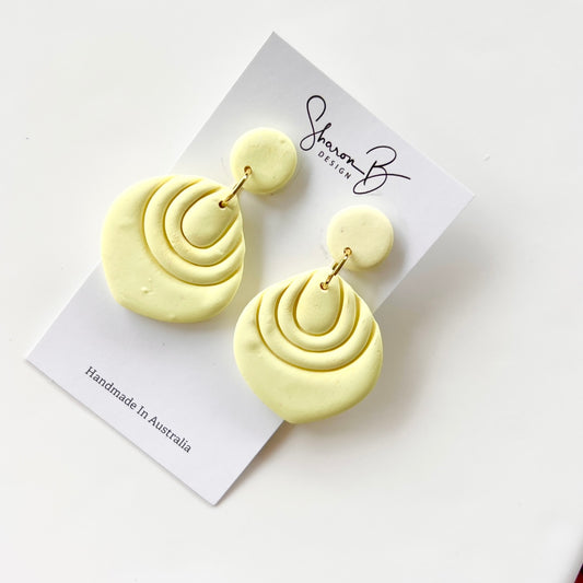 Giselle~Polymer Clay Dangle Earrings