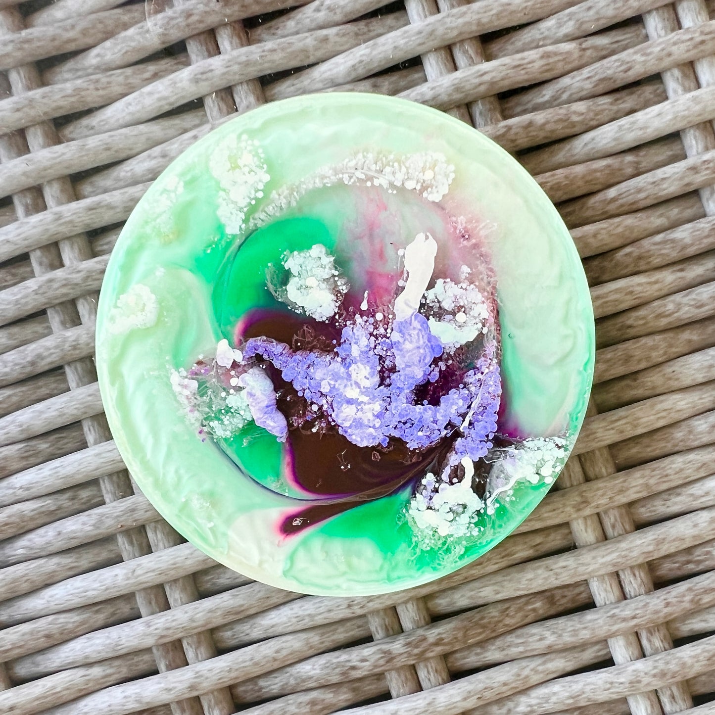 Coaster Set~ Resin & Ink