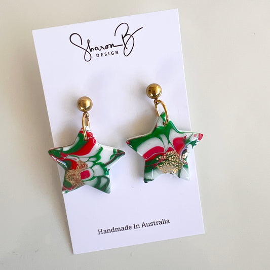 Christmas Dangles~Polymer Clay /Resin