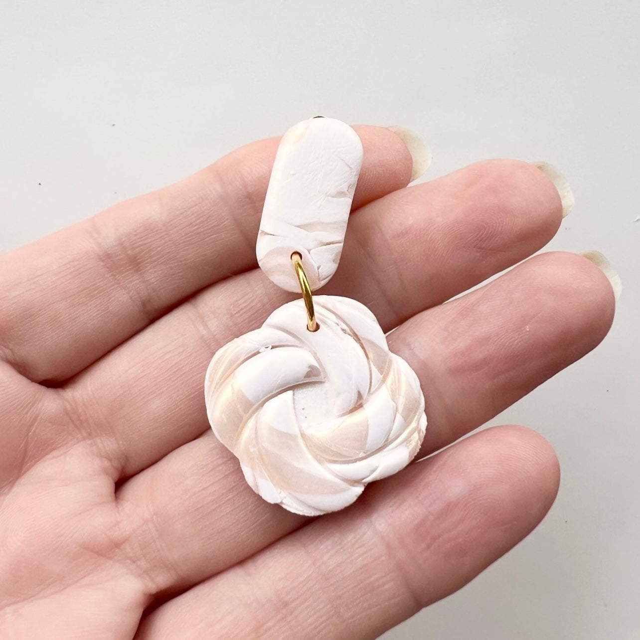 Sienna~Polymer Clay ~ ClipOns