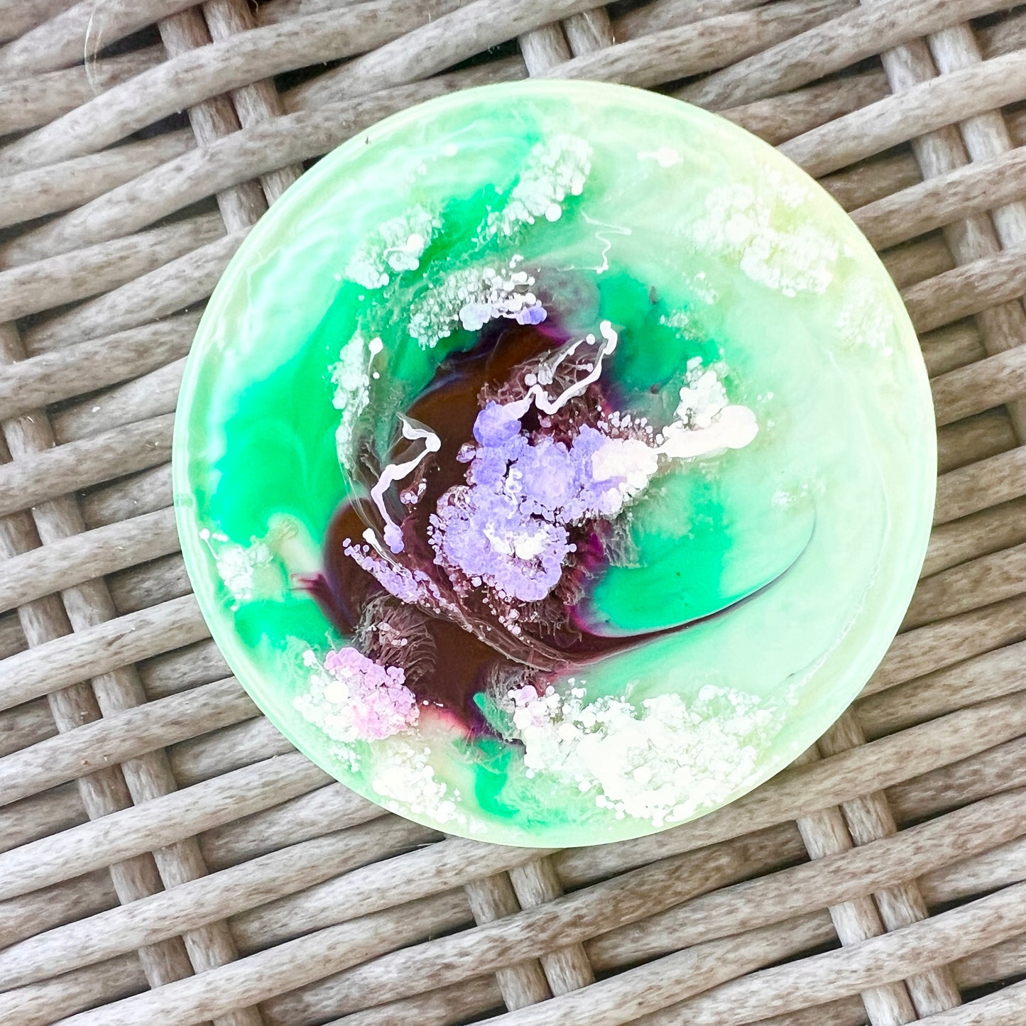 Coaster Set~ Resin & Ink