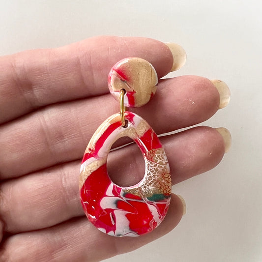 Christmas Dangles~Polymer Clay/Resin