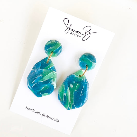 Kristen~Polymer Clay Dangles/Resin